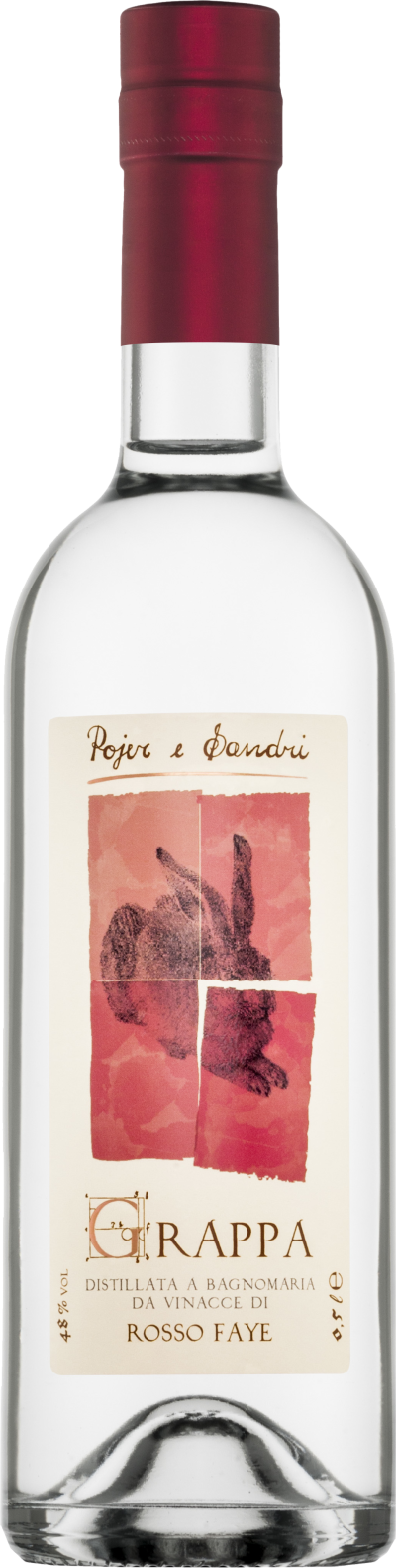 Grappa di Rosso Faye 0,5l