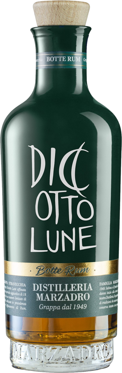 Grappa Stravecchia Diciotto Lune Botte Rum 0,5l