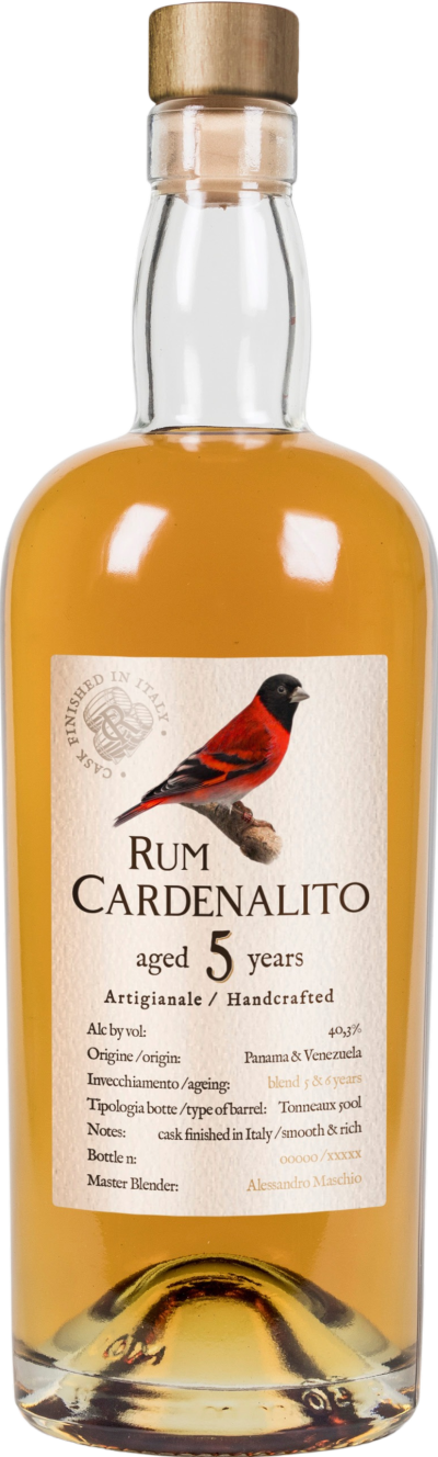 Rum Cardenalito 5 Years Old Handcrafted Rum 0,7l